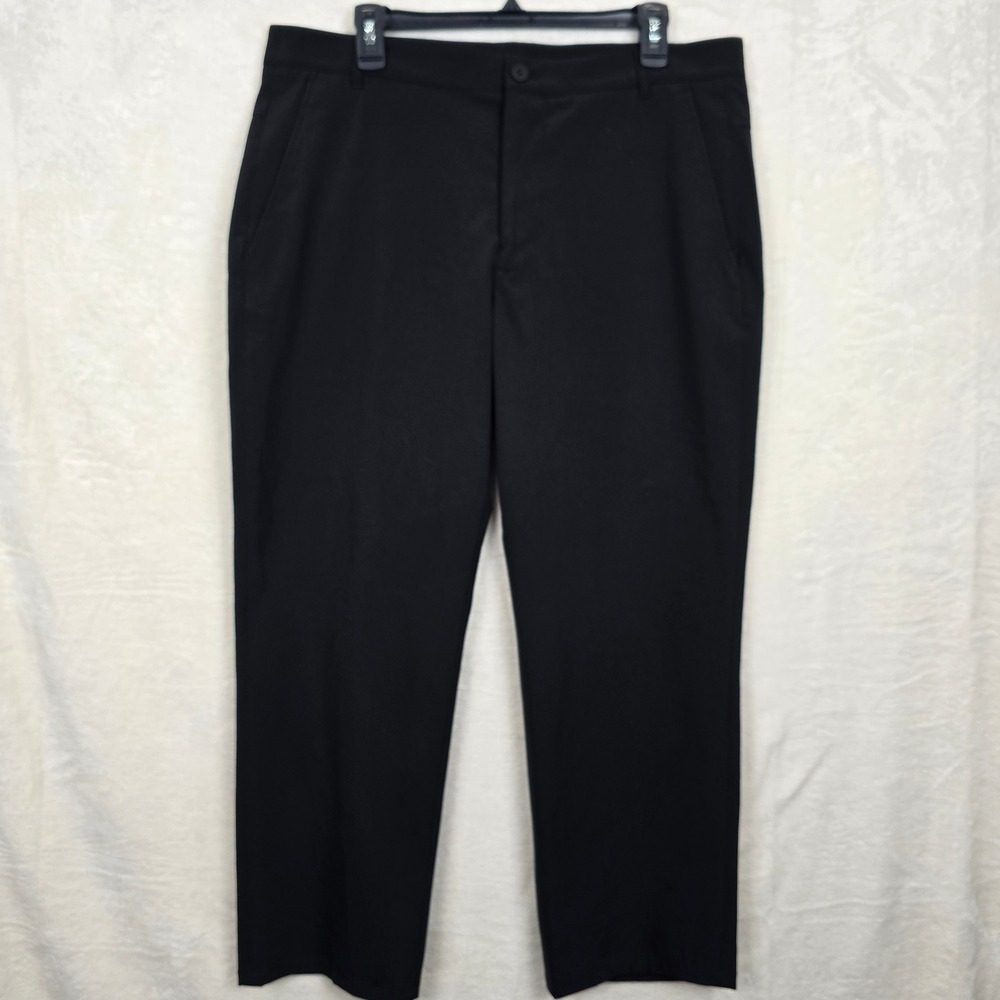 Brady Brand Mens‎ Zero Weight Chino Pants Black Size 36 Tech Performance